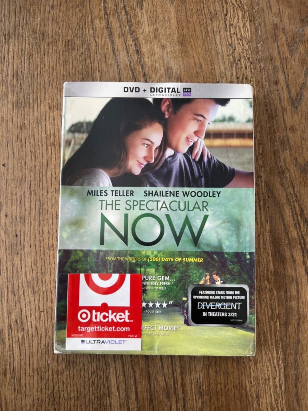 The Spectacular Now 2013 Movie DVD + Digital Ultraviolet Miles Teller Shailene W